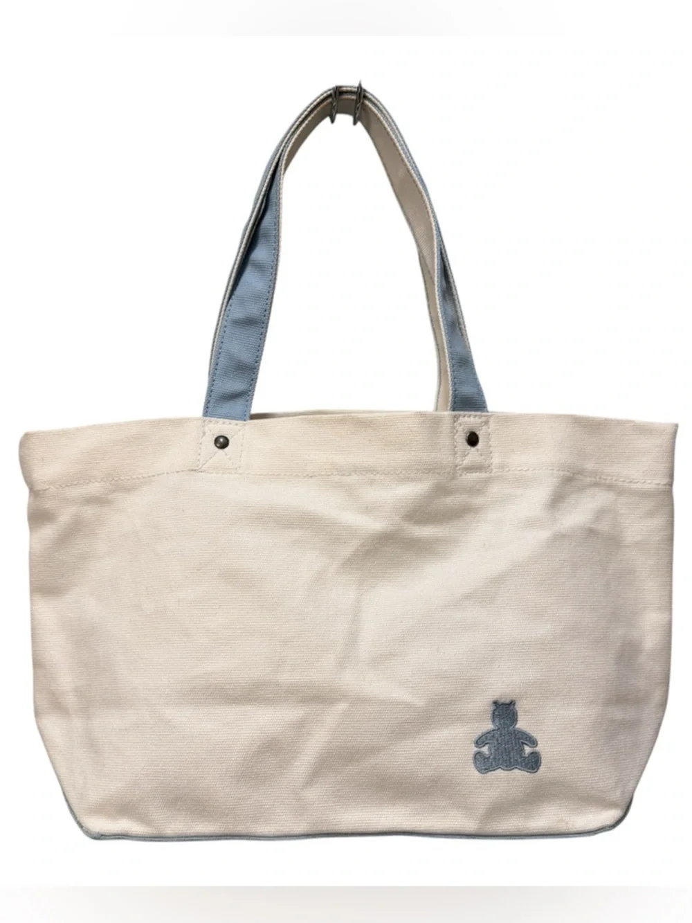 🍼 Baby Gap Small Logo Tote Bag with Blue Accents